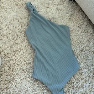 Lovers + Friends one shoulder bodysuit